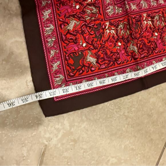 Hermes Chase En Inde Silk Scarf - Picture 7 of 7